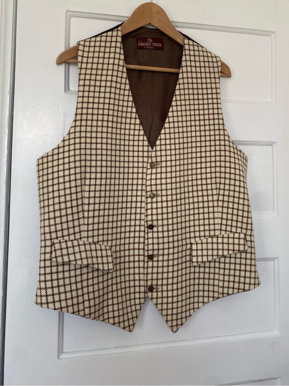 The Grand Prix by Frantisi vintage wool equestrian riding waistcoat vest